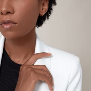 Mono boucle d'oreille LOVE, Or Rose