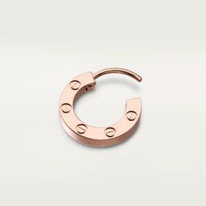 Mono boucle d'oreille LOVE, Or Rose