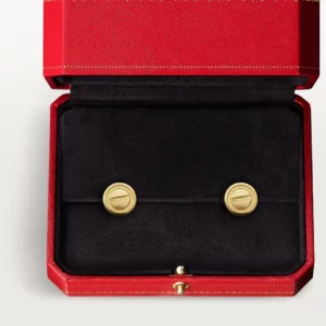 Puces d'oreilles LOVE, Or jaune